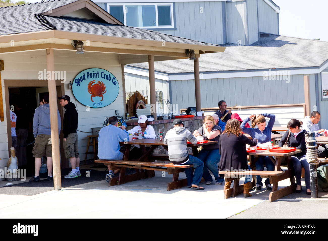 Bodega Bay, a thriving Sonoma County fishing village, popular for its