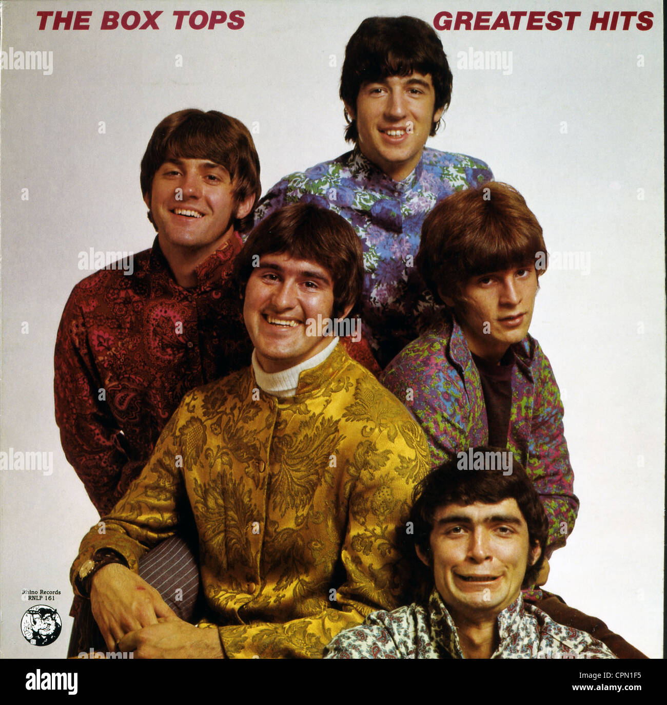 circa 1960's: The Box Tops album cover, featuring Alex Chilton. Editorial use only. Photo Courtesy Granamour Weems Collection Stock Photo