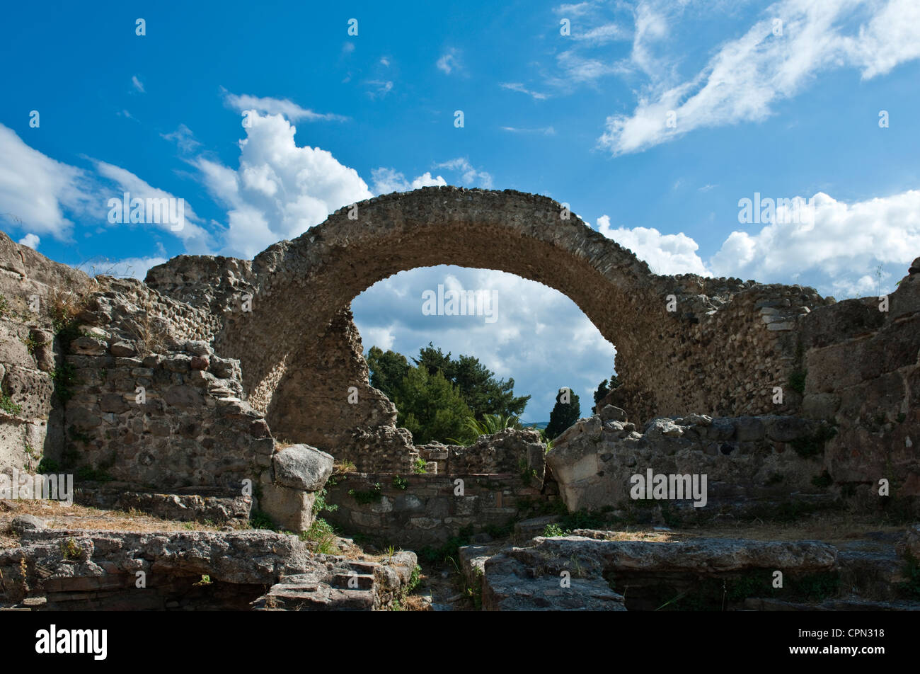 Europe Greece, Dodecanese, Kos, the western archaeological site Stock Photo