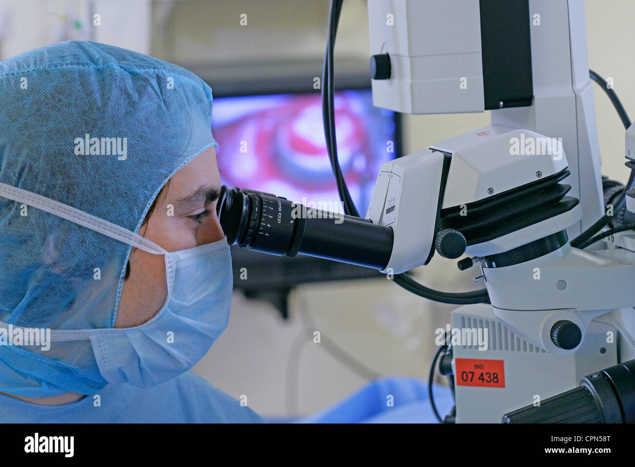 EYE SURGERY Stock Photo Alamy