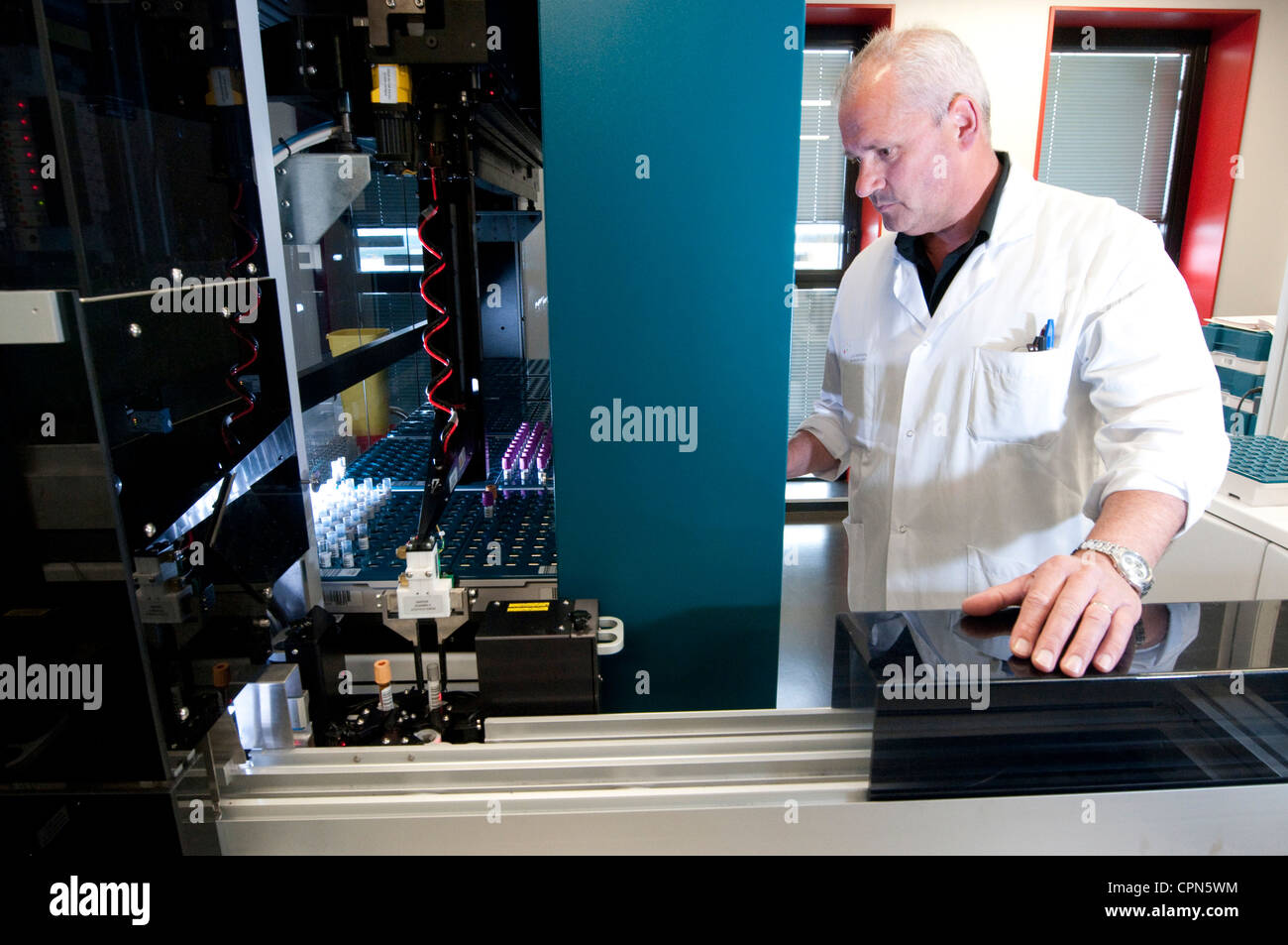 ANALYSIS LABORATORY Stock Photo