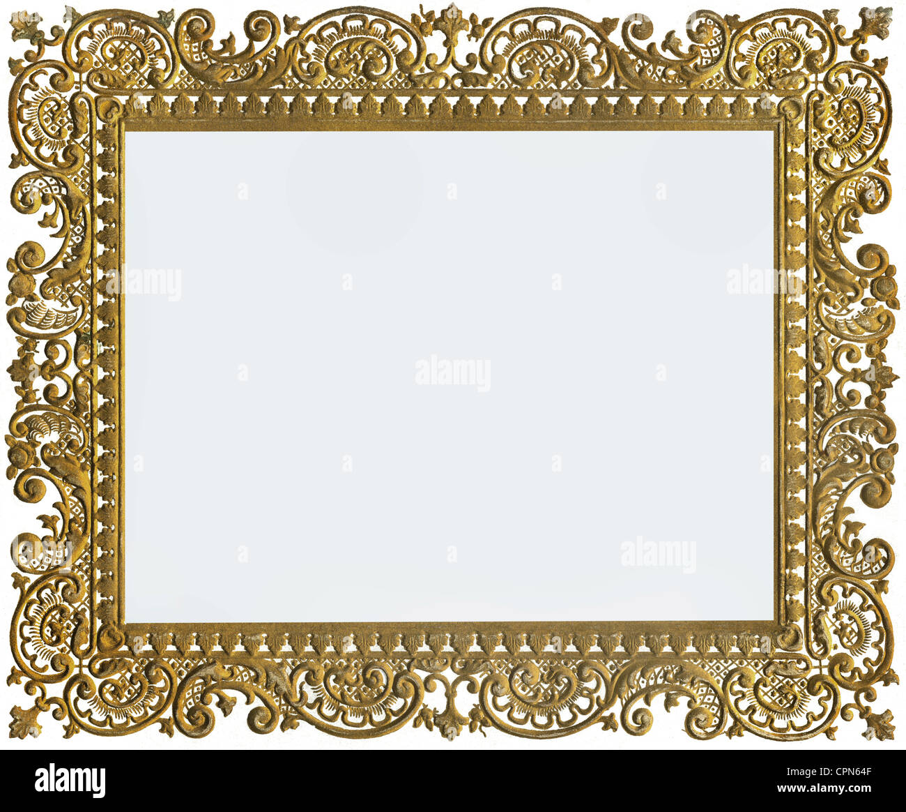 fine arts, picture frame, golden picture frame, Germany, circa 1880