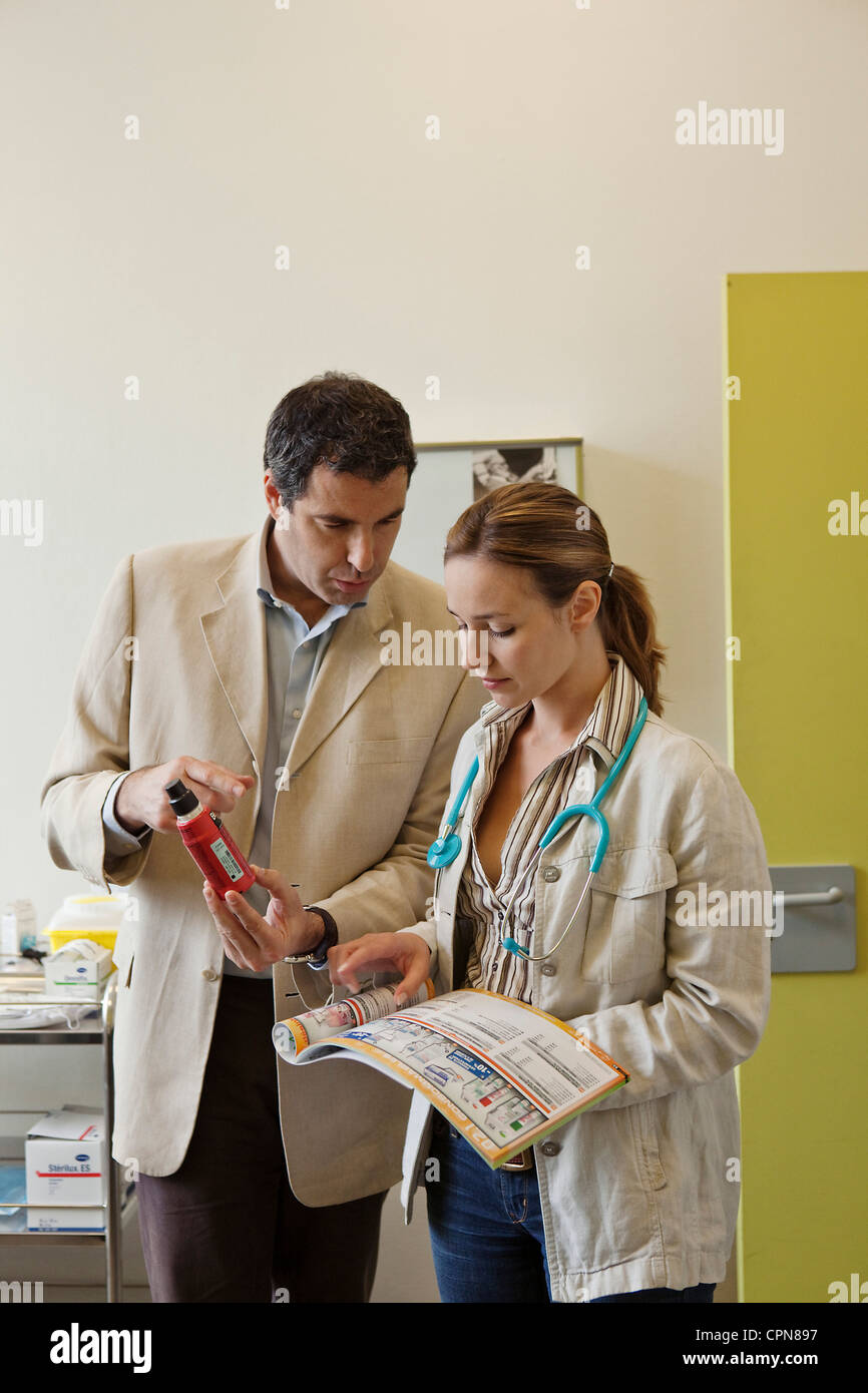 HEALTH VISITOR Stock Photo Alamy