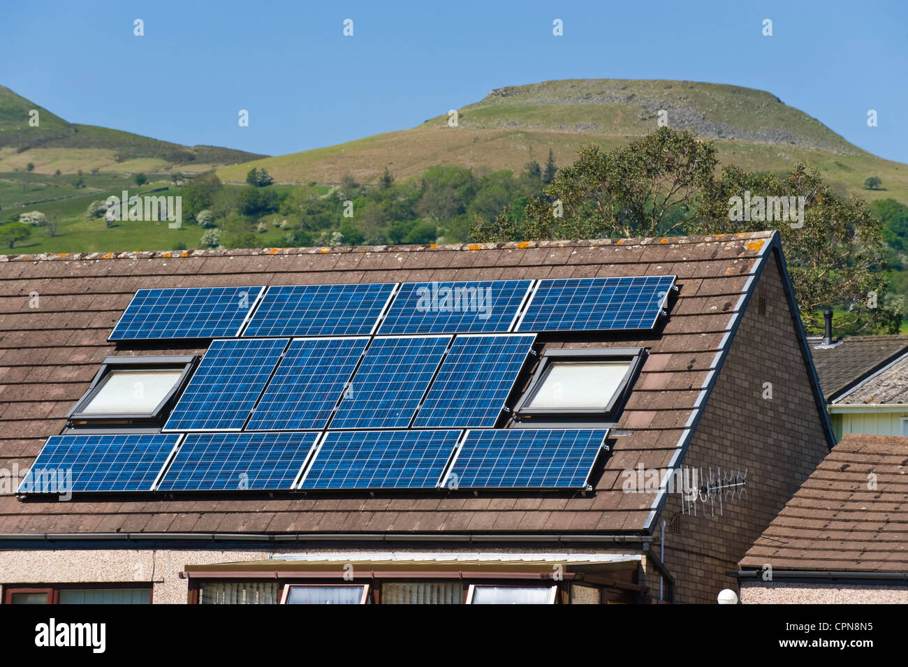 Photovoltaic panels buildings hi-res stock photography and images - Alamy
