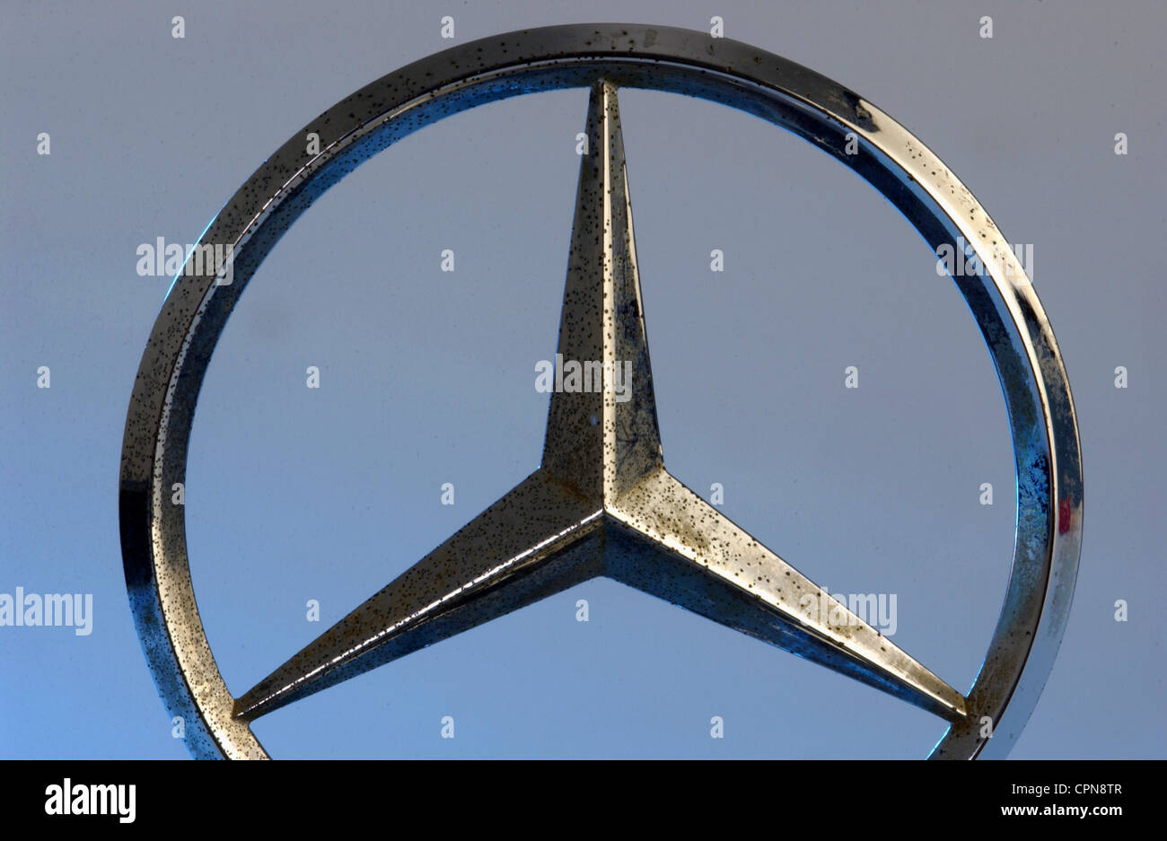 transport / transportation, car, Mercedes, Mercedes Star on car bonnet, Germany, circa 1960, Additional-Rights-Clearences-Not Available Stock Photo