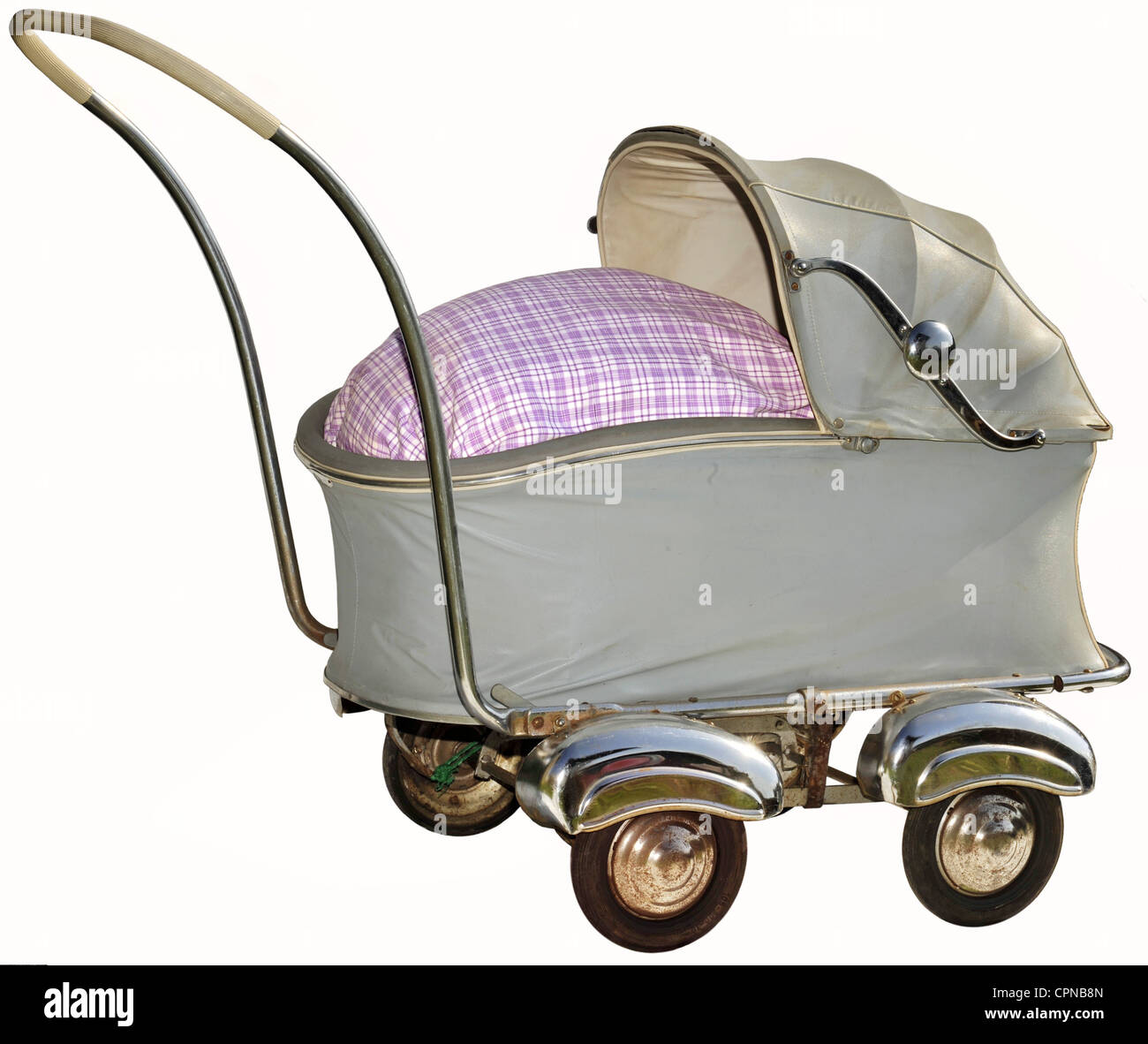 symbol image, baby carriage, Germany, circa 1953, Additional-Rights-Clearences-Not Available Stock Photo