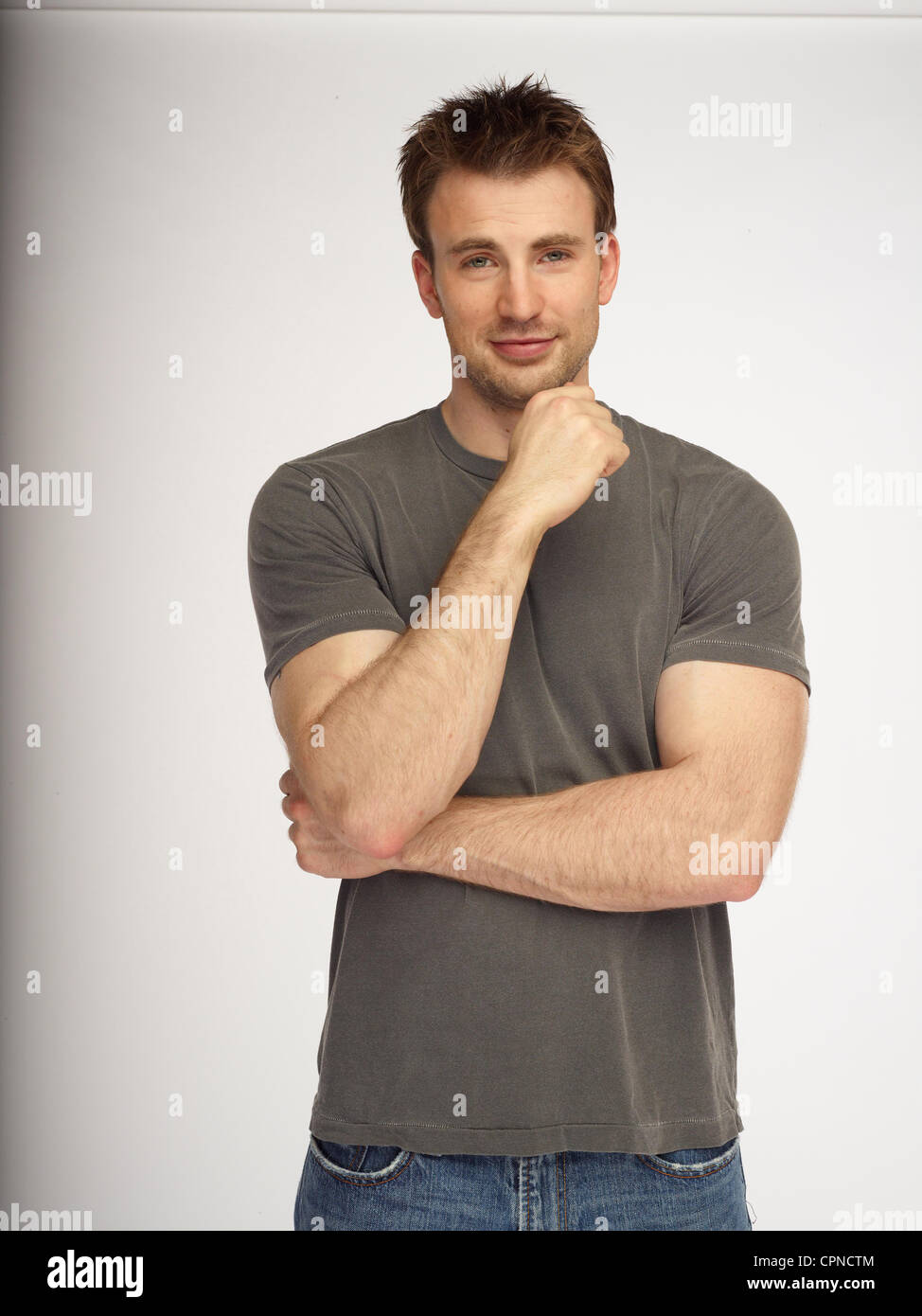 Young chris evans hi-res stock photography and images - Alamy