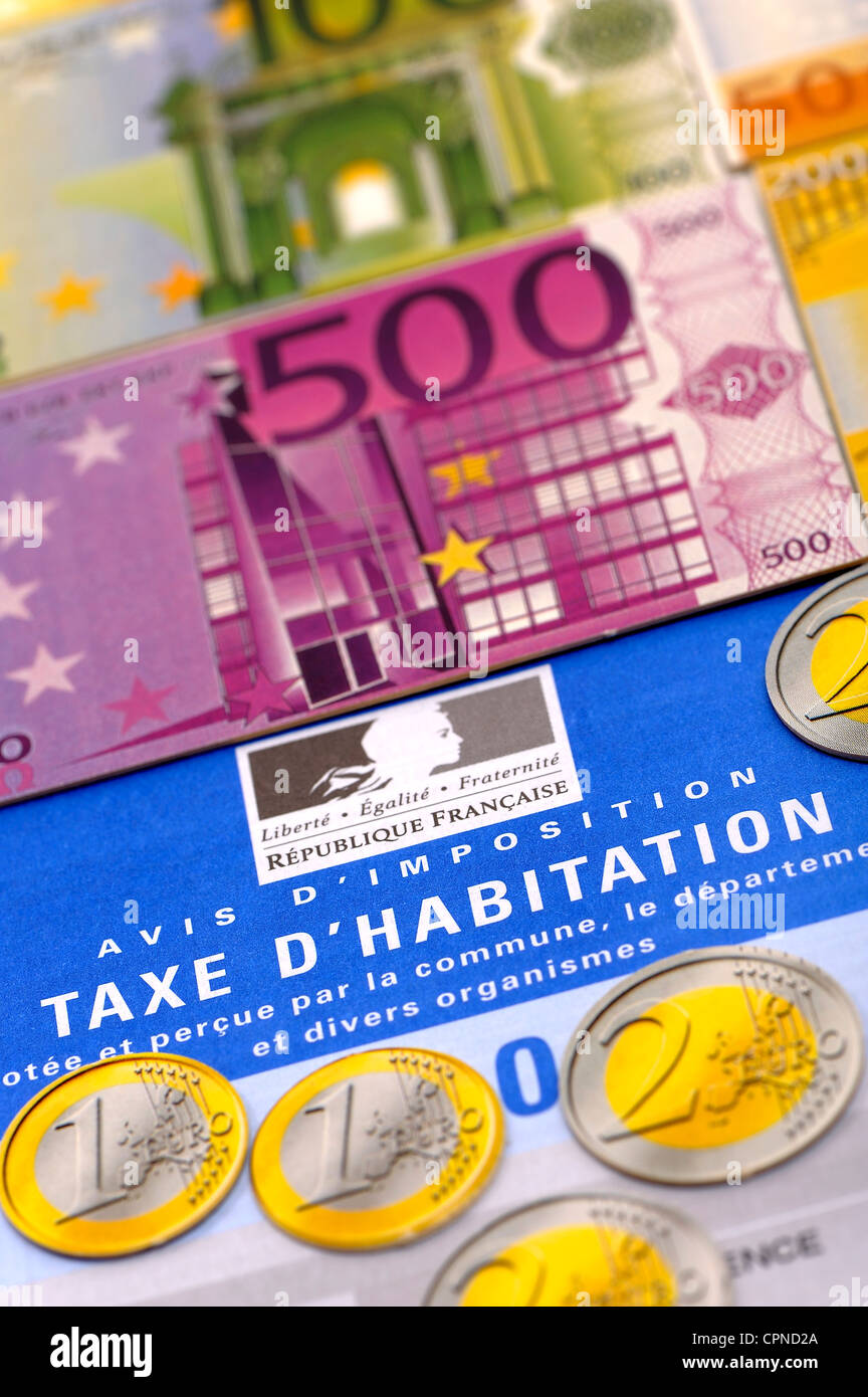 HABITATION TAX Stock Photo