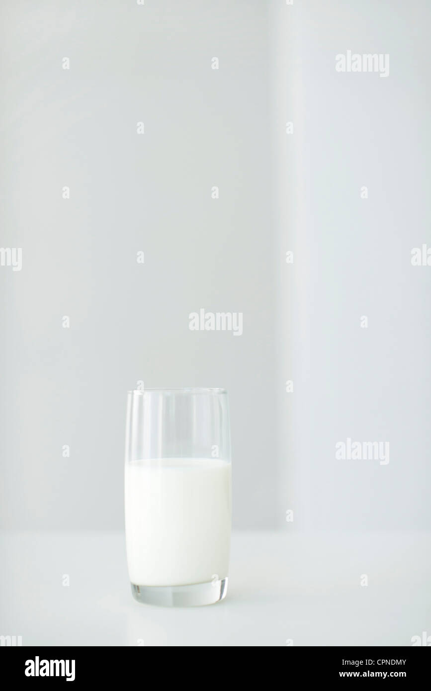 Glass of milk Stock Photo