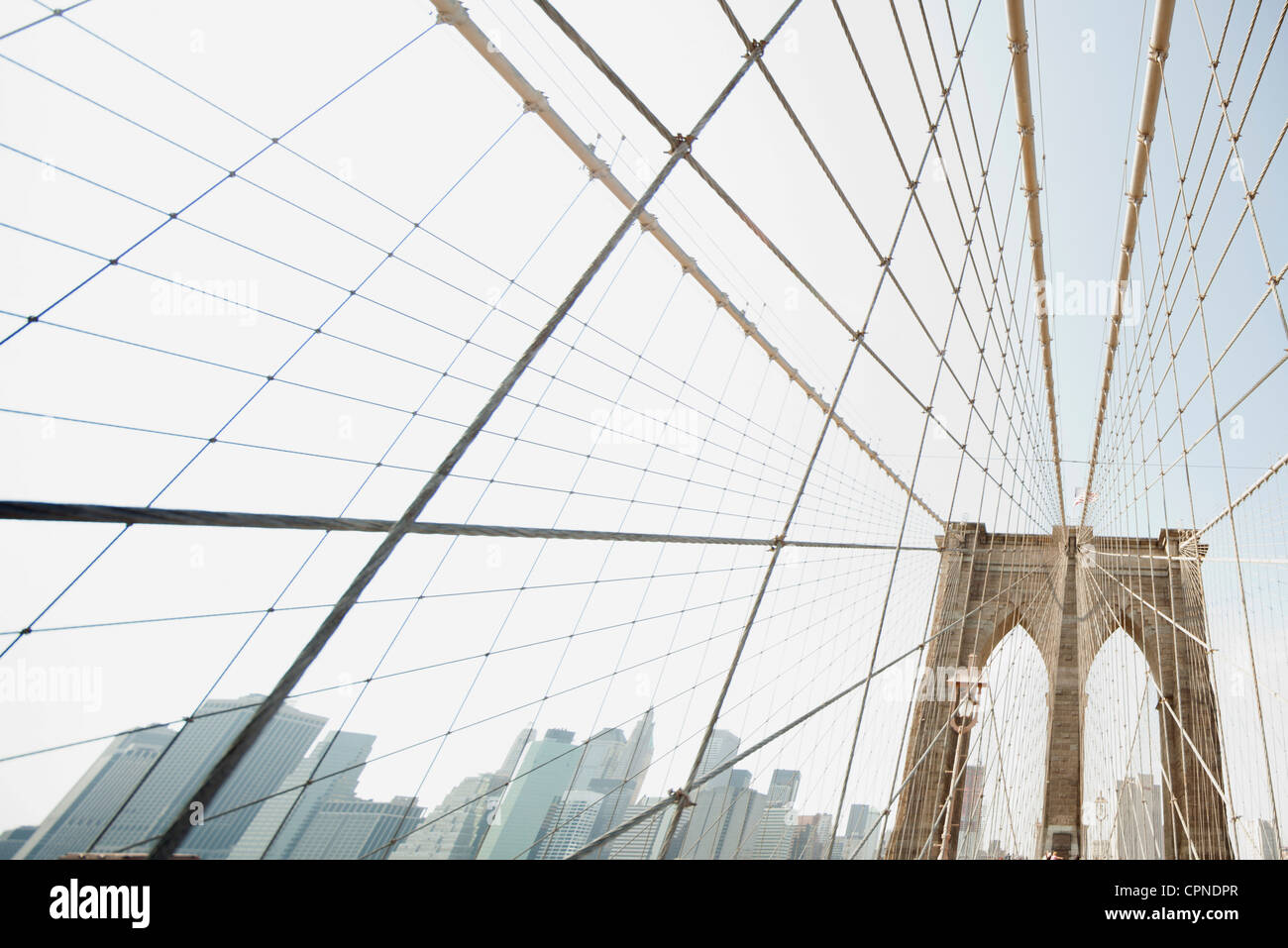 Brooklyn Bridge, New York City, New York, USA Stock Photo