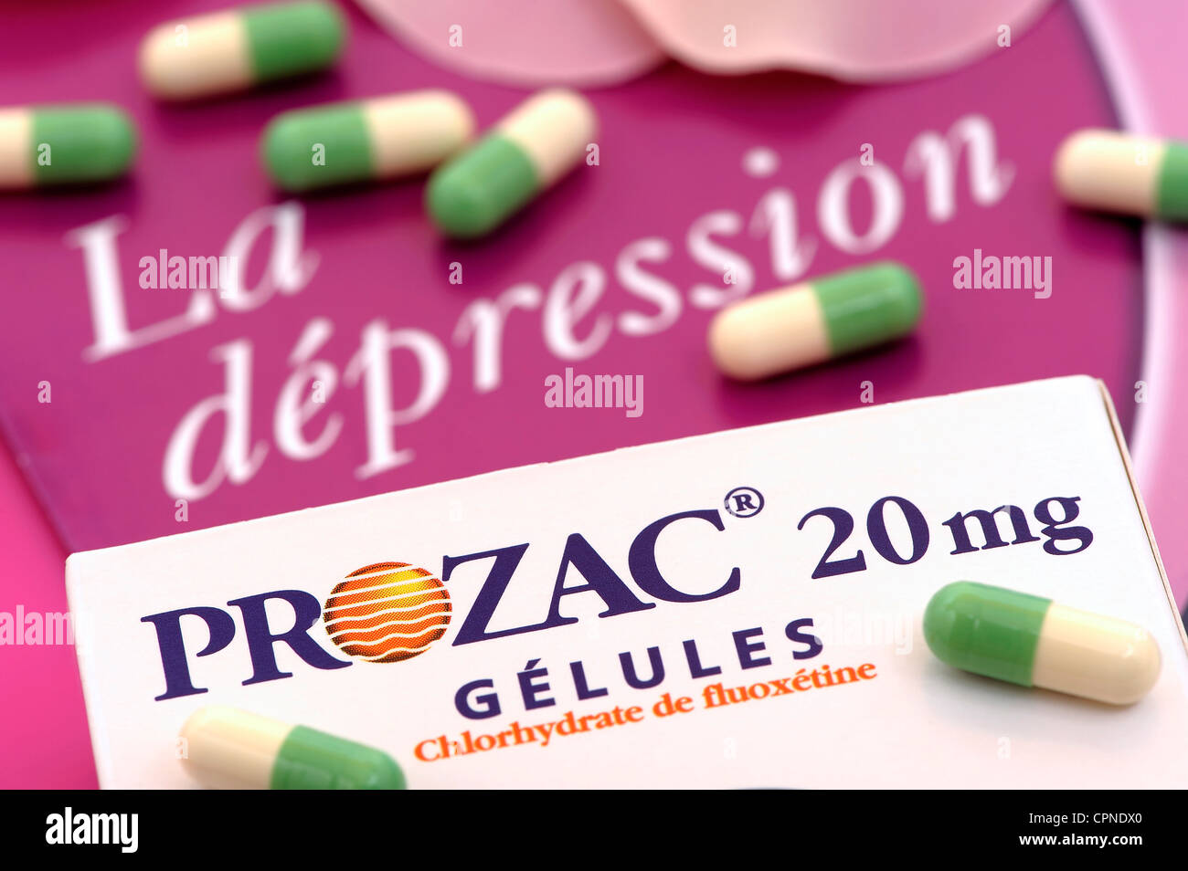 Prozac capsules hires stock photography and images Alamy