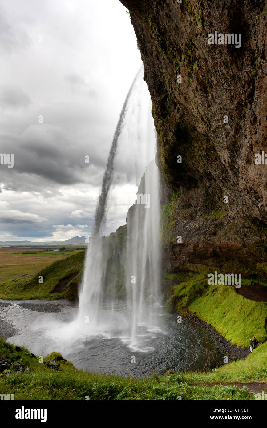 Seljalandsfoss Waterfall Iceland Stock Photo Alamy