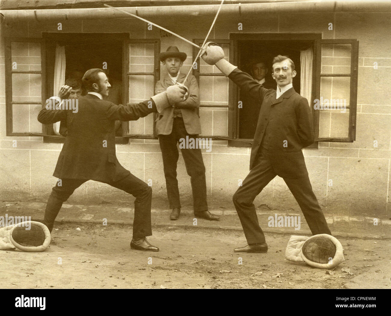 Duelling fencing hires stock photography and images Alamy