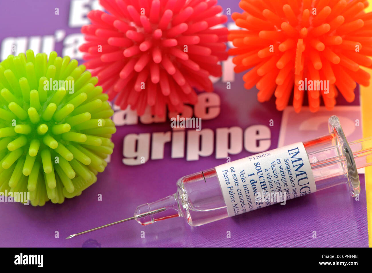 TREATMENT FOR INFLUENZA Stock Photo - Alamy