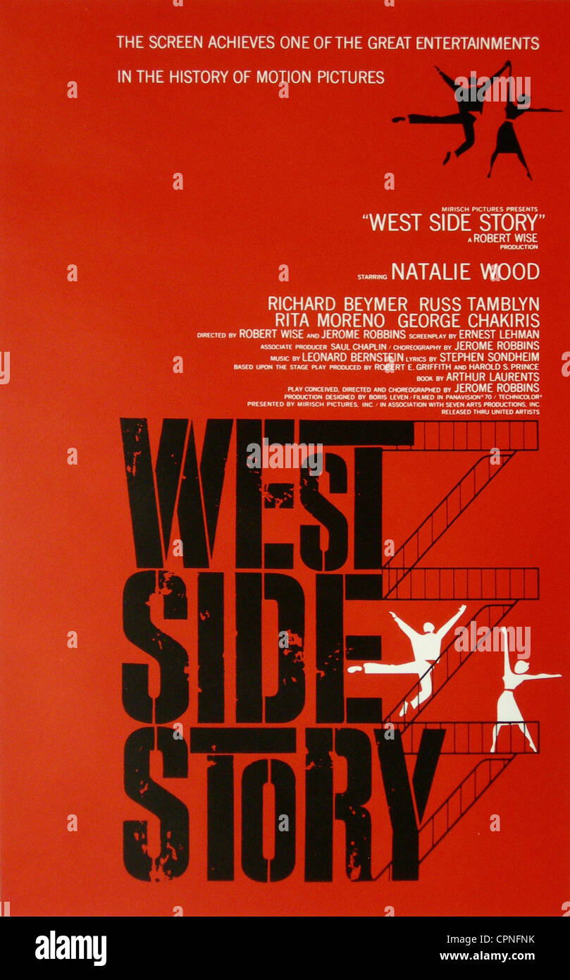 West side story poster hi-res stock photography and images - Alamy