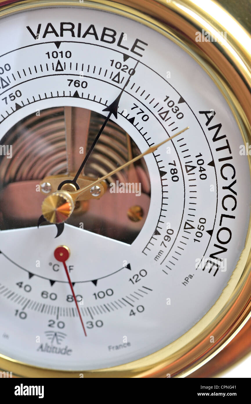 Barometer needle weather hires stock photography and images Alamy