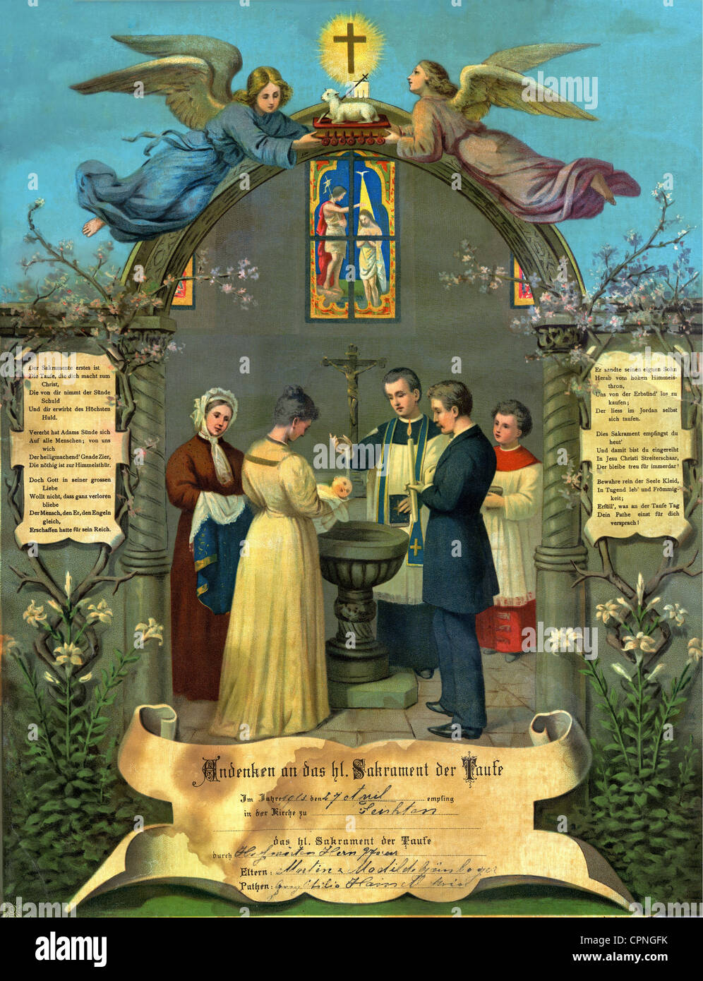 Catholic baptism baby hires stock photography and images Alamy