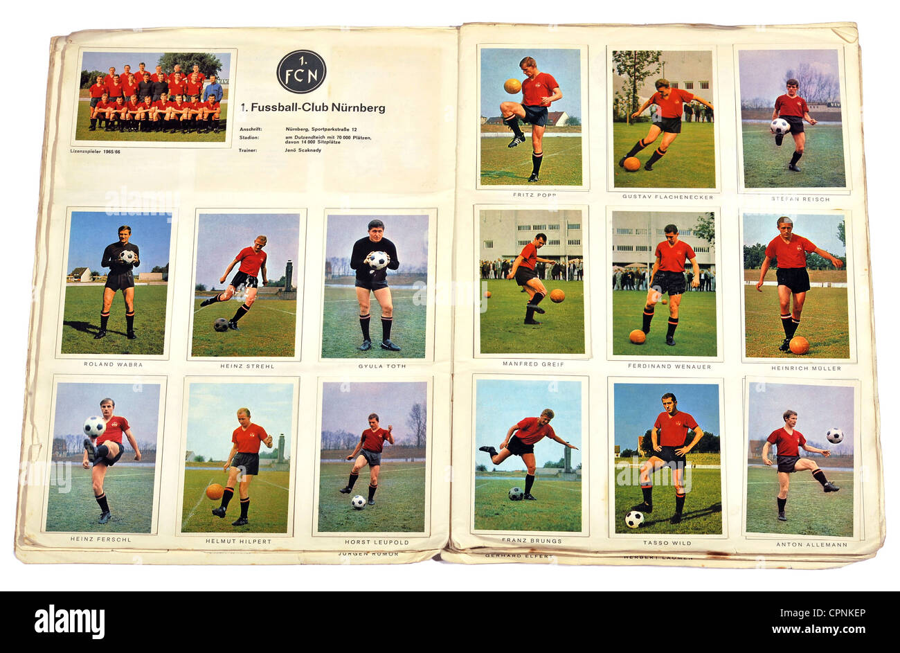 sports, football, team, 1. FC Nuremberg, Germany, 1965, Additional-Rights-Clearences-Not Available Stock Photo