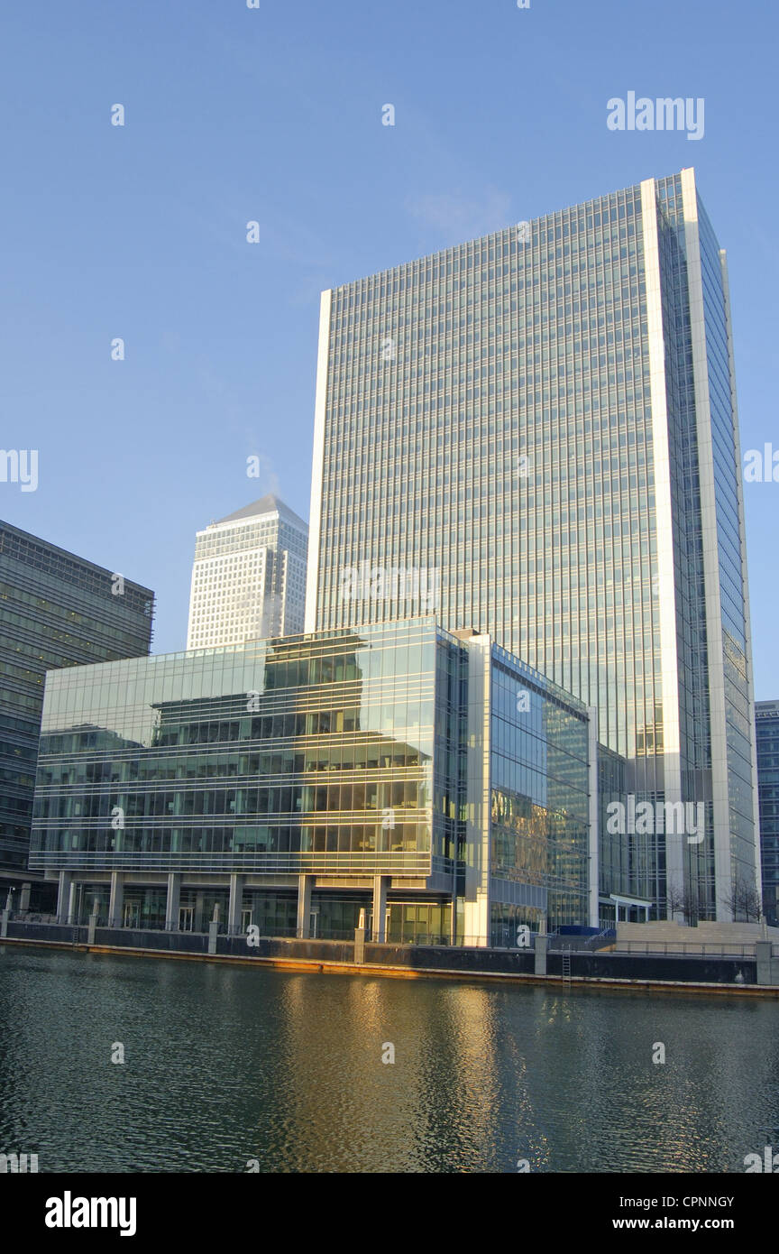 Office buildings at Canary Wharf in London, England Stock Photo - Alamy