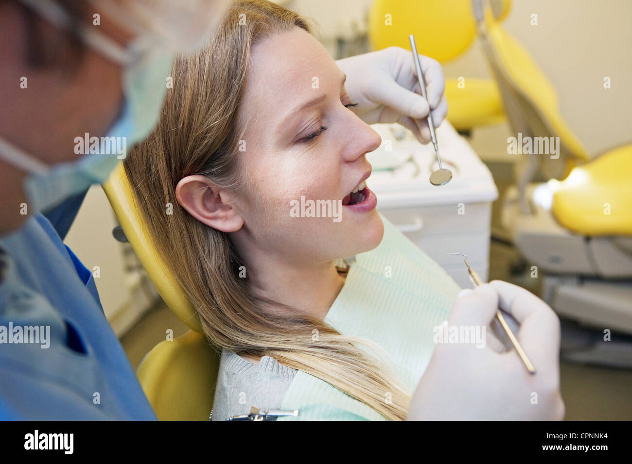 DENTAL CARE, ADOLESCENT Stock Photo Alamy