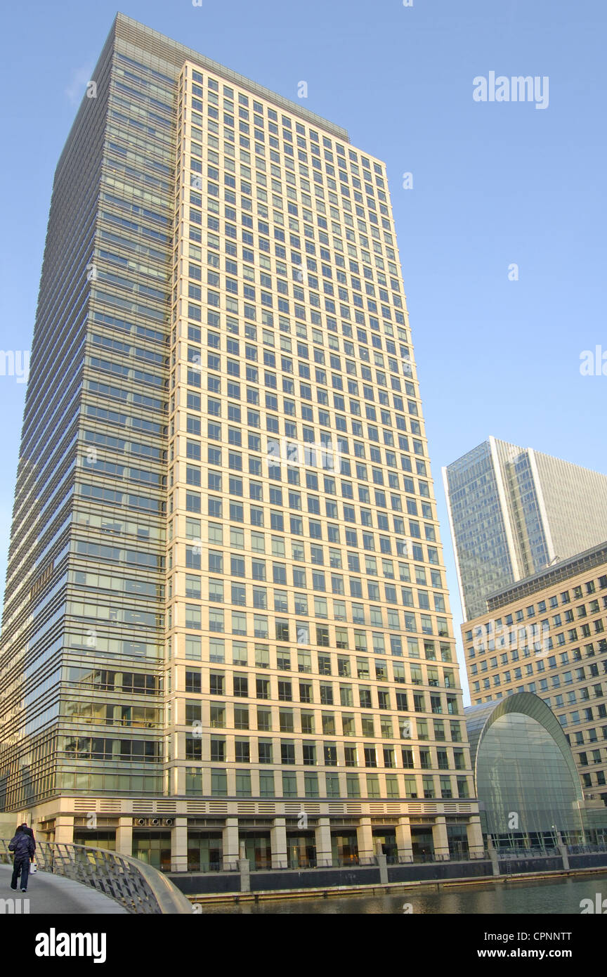 Waterfront buildings at Canary Wharf in London, England Stock Photo - Alamy