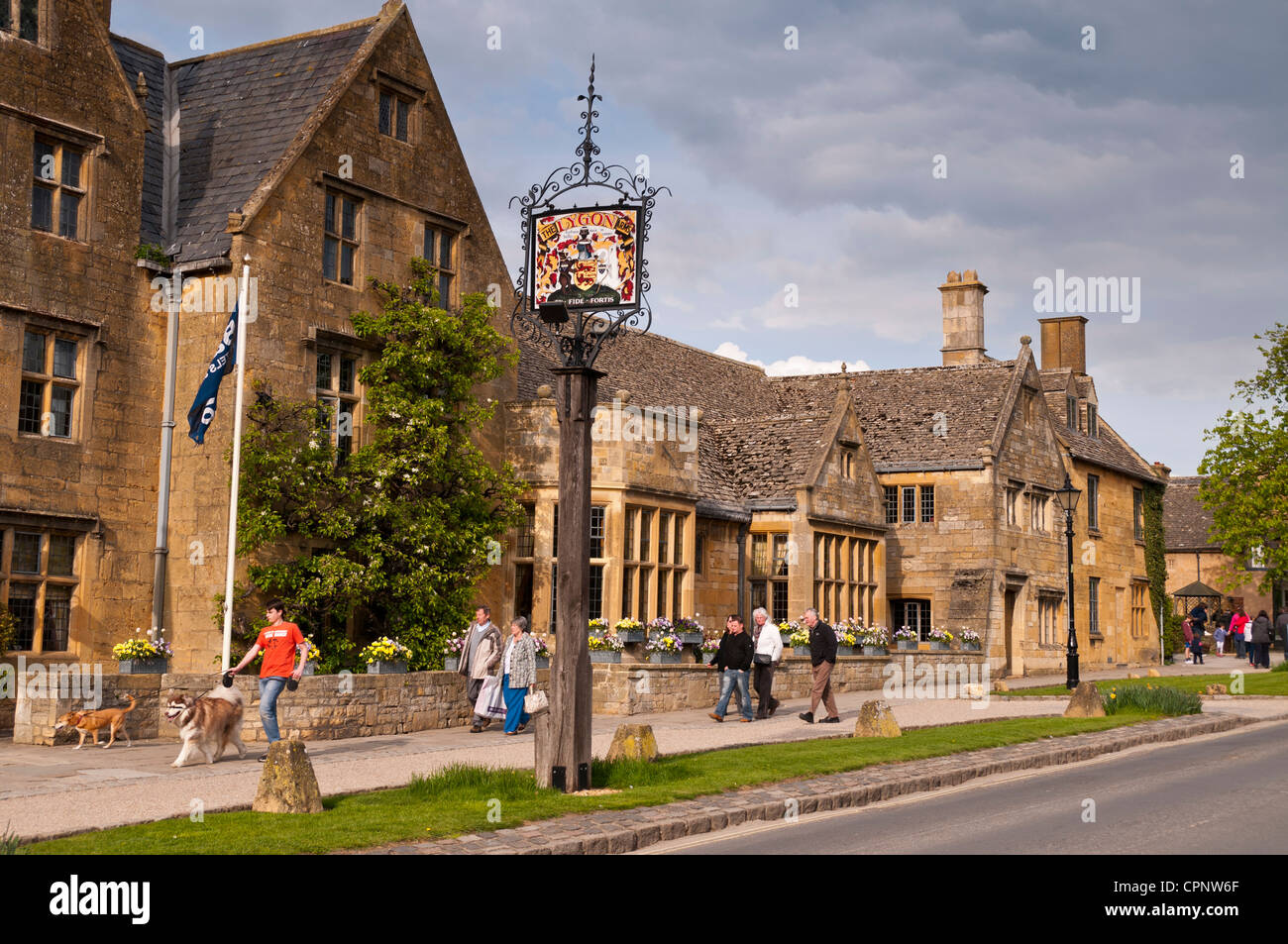 The Lygon Arms Inn, Broadway, Worcestershire, Cotswolds Stock Photo