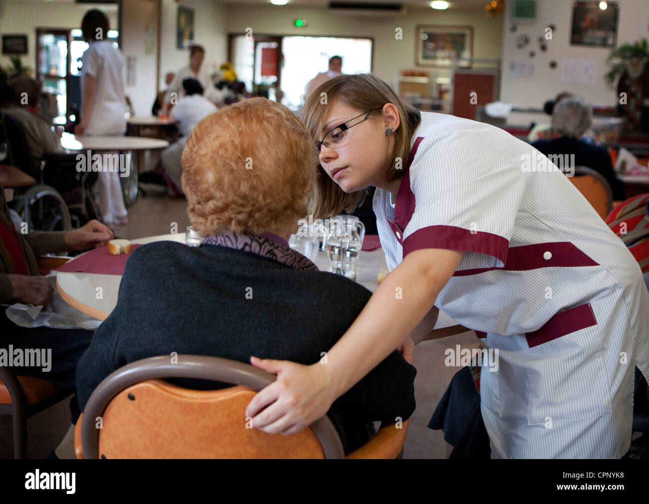 Old peoples home hall hi-res stock photography and images - Alamy