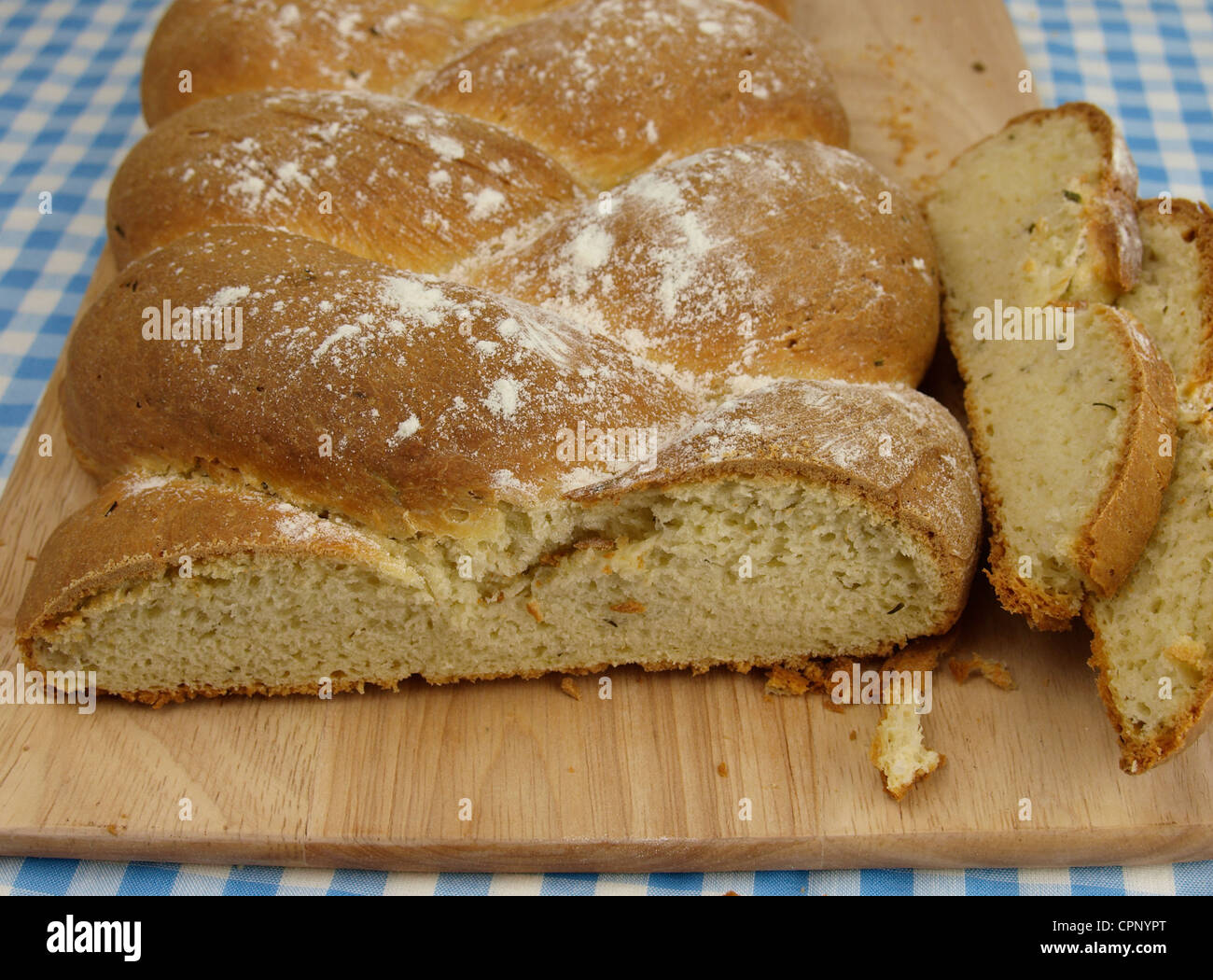 Soured Cream and Chives Bread Stock Photo Alamy