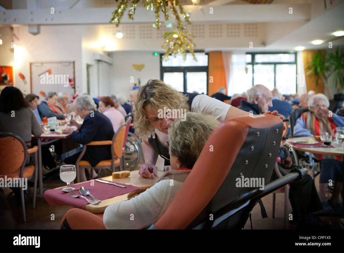 Old peoples home hall hi-res stock photography and images - Alamy