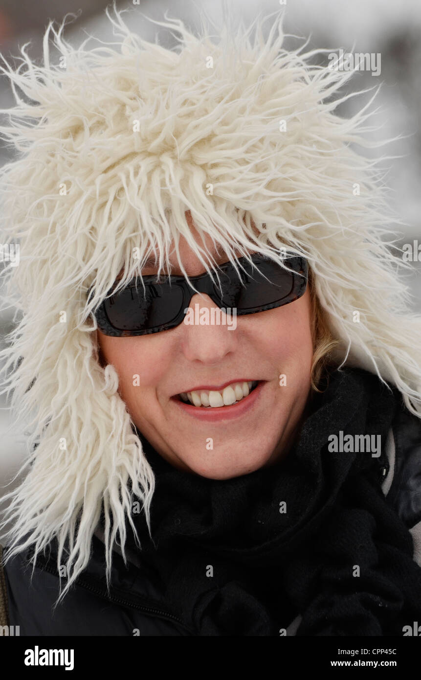 White woman wearing hat hi-res stock photography and images - Alamy