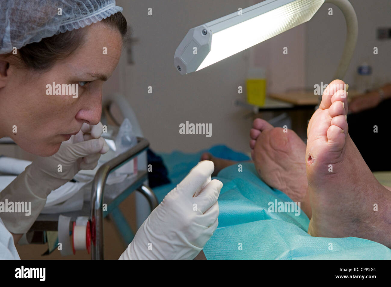 DIABETIC FOOT CARE Stock Photo Alamy