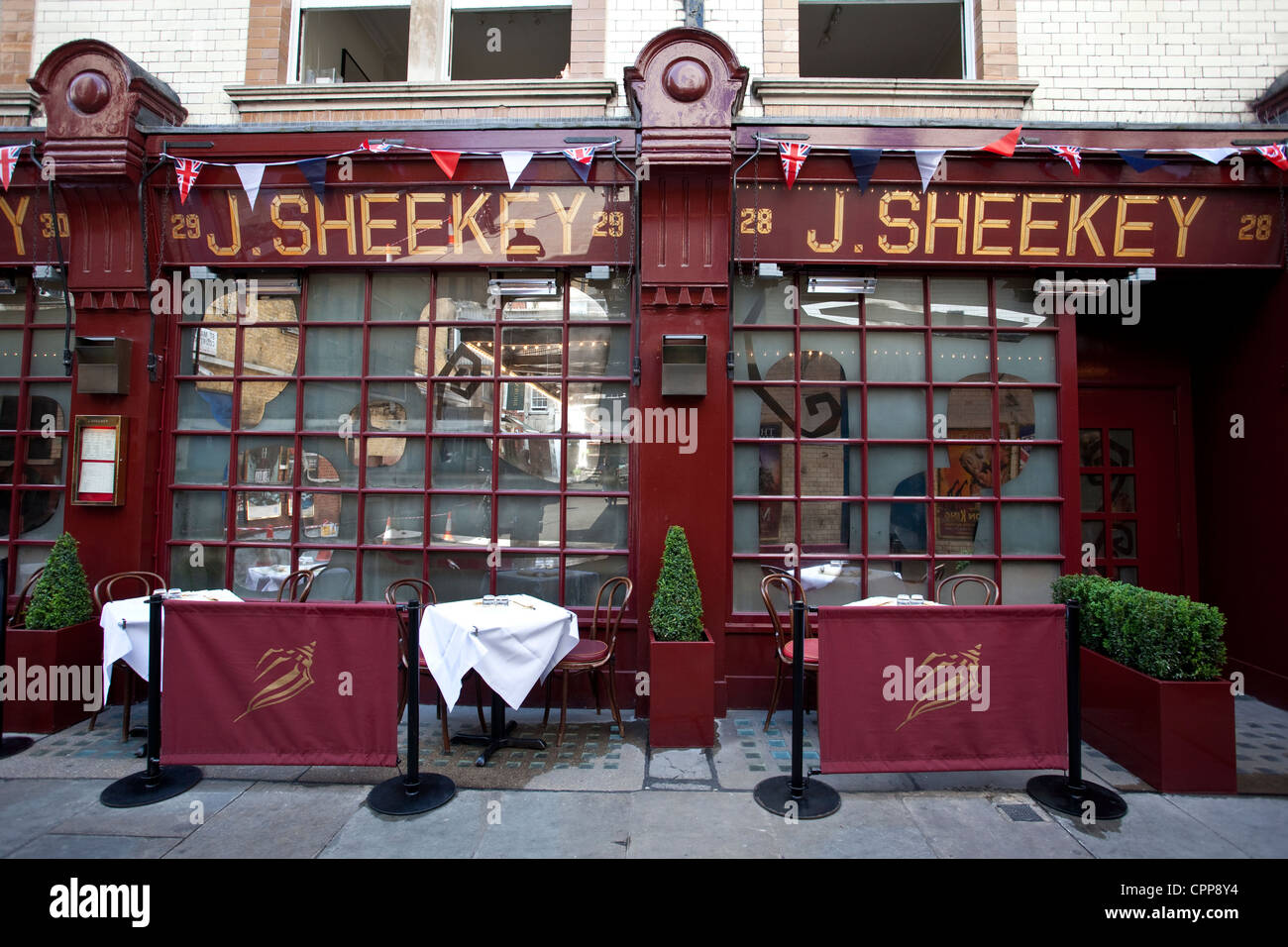 J Sheekey fish and seafood restaurant in Central London, England, UK