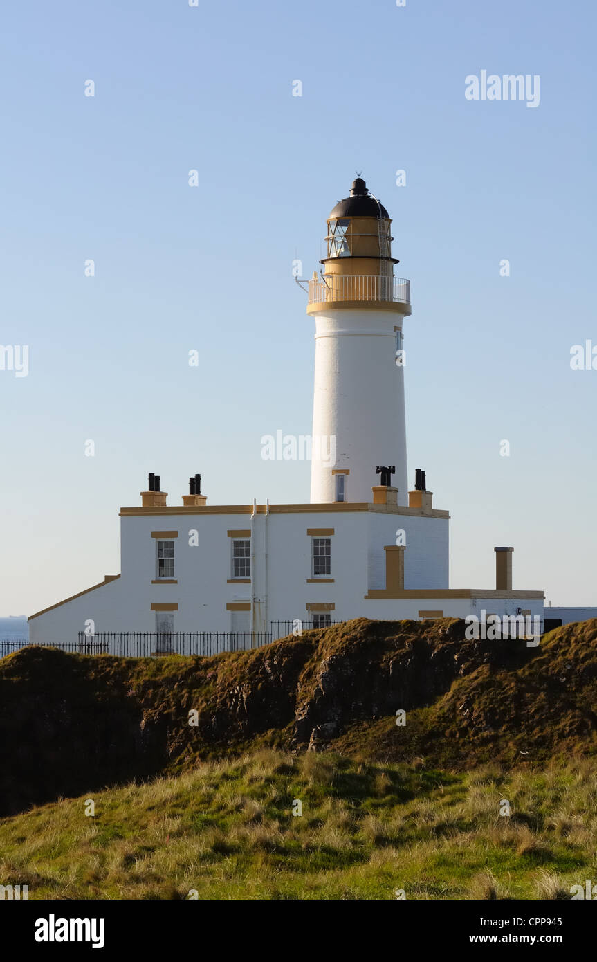 Scottish west coast ayrshire scenic turnberry lighthouse hires stock