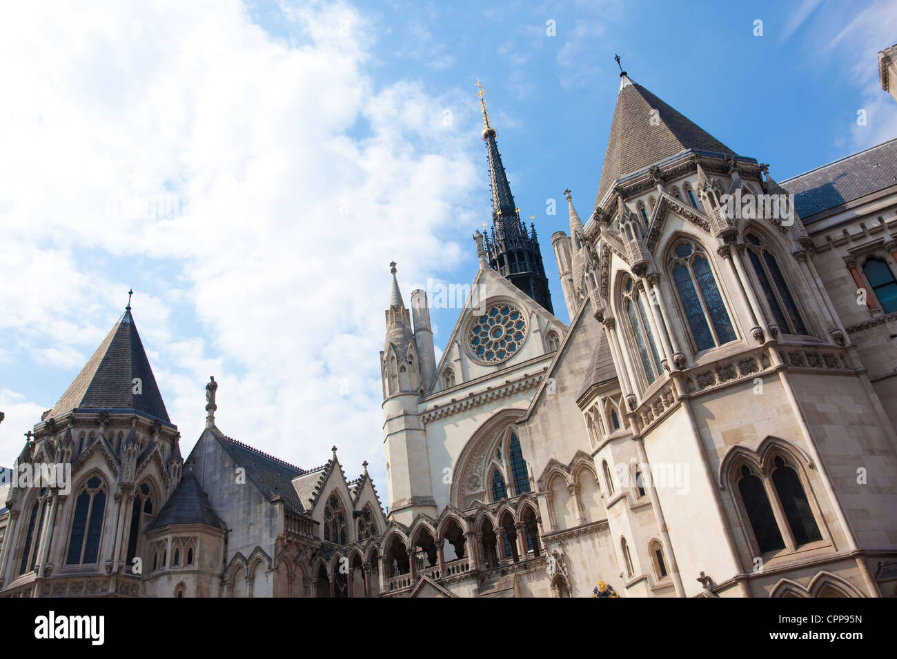 The Royal Courts of Justice, High Court, London, England, UK. Stock Photo