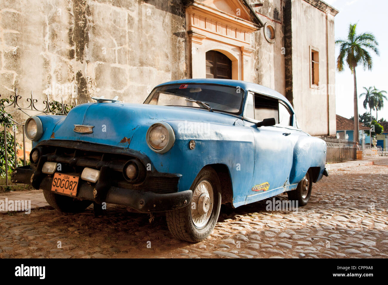 Old Classic Car in Trinidad, Cuba Stock Photo Alamy