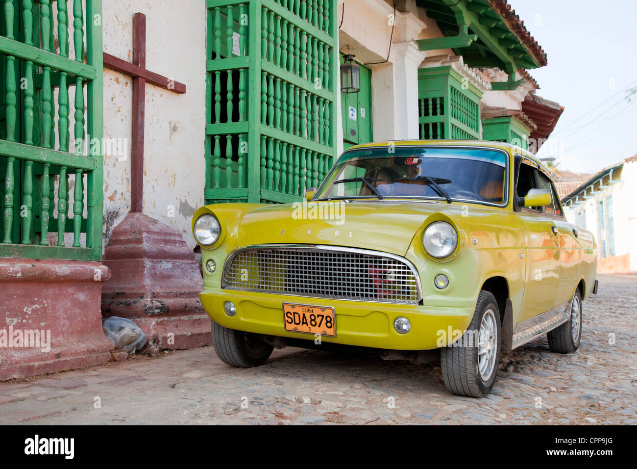Old Classic Car in Trinidad, Cuba Stock Photo Alamy