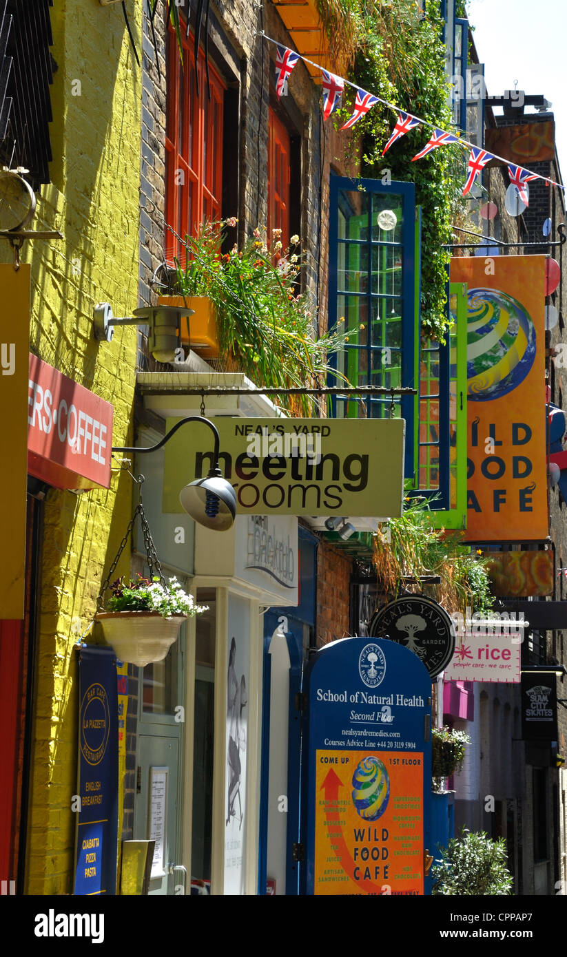 Neal's Yard, Covent Garden, London, UK Stock Photo Alamy