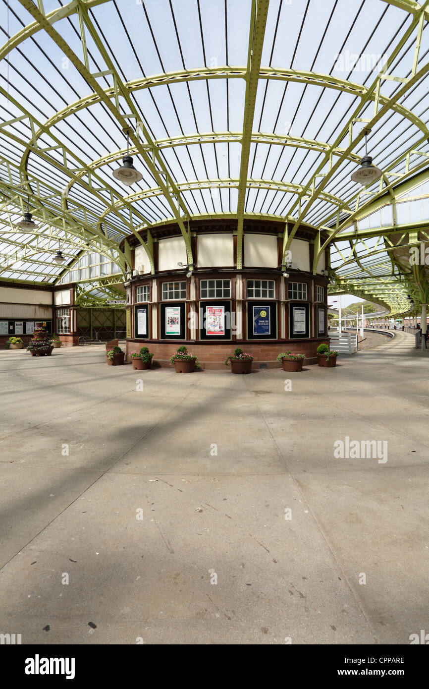 Wemyss Bay Railway Station concourse, Wemyss Bay, Inverclyde, Scotland, UK Stock Photo
