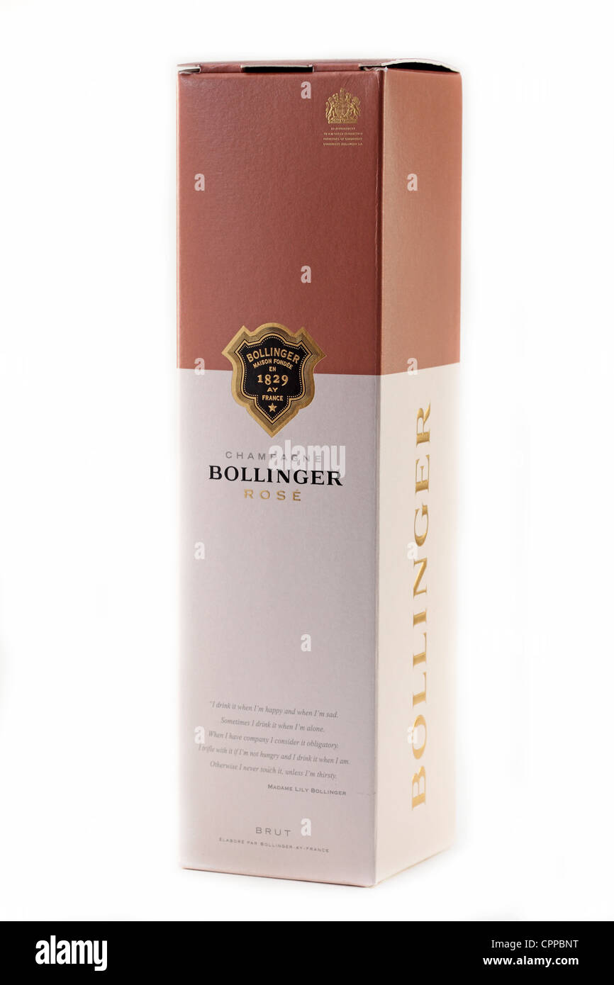 Bollinger champagne Stock Photo