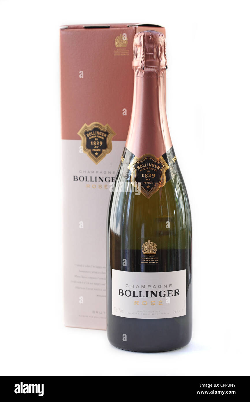 Bollinger champagne Stock Photo