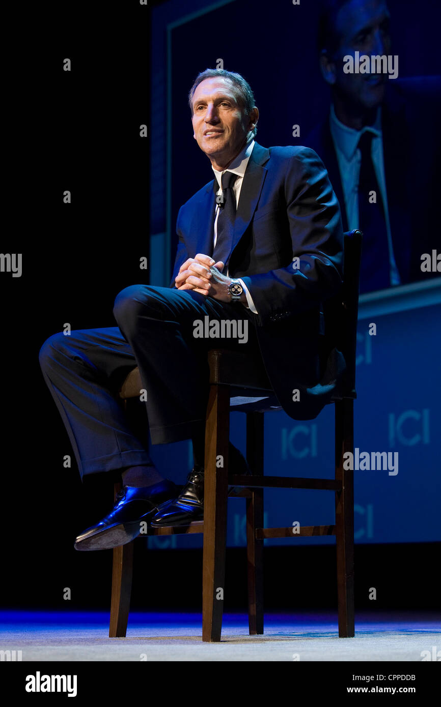 Starbucks CEO, Chairman and President Howard Schultz Stock Photo Alamy