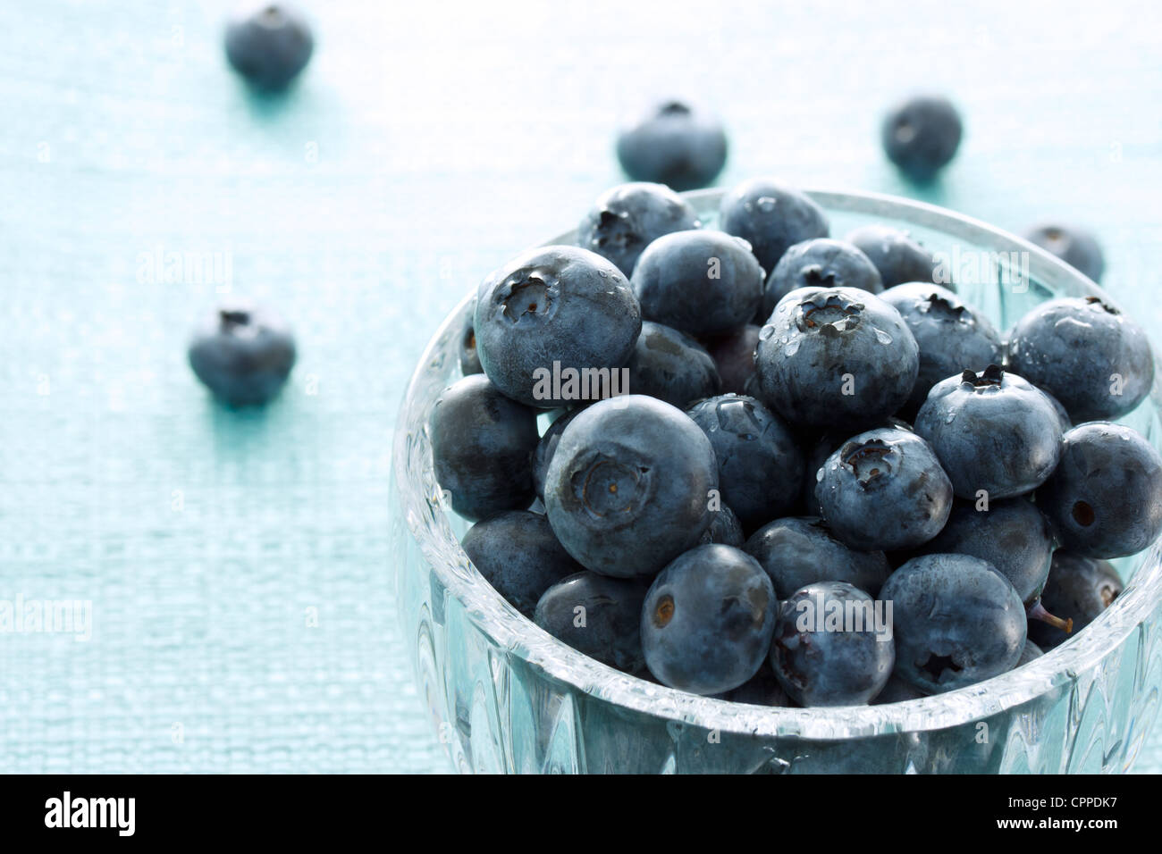 Fresh Blueberries Stock Photo