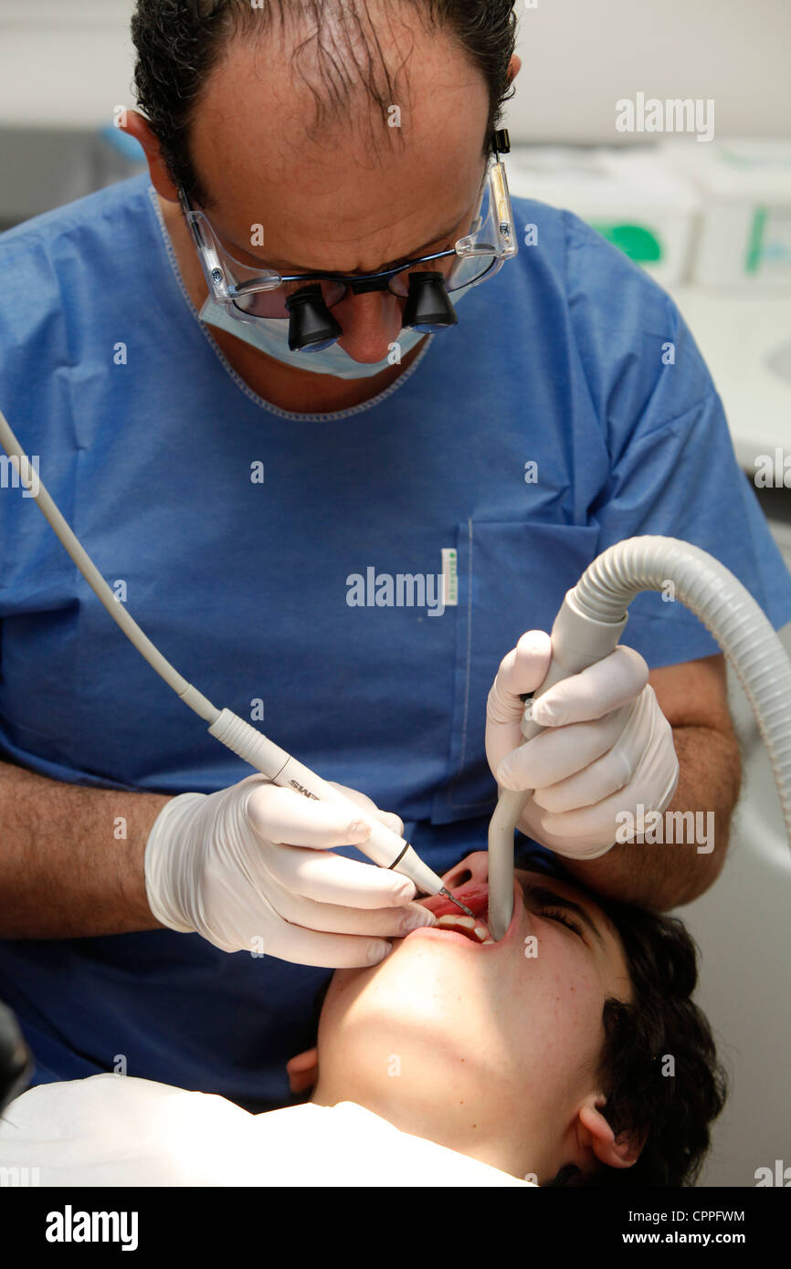 DENTAL CARE, ADOLESCENT Stock Photo Alamy