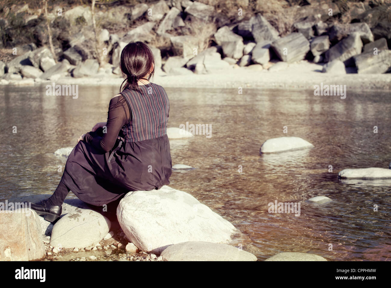 Old woman rock hi-res stock photography and images - Alamy