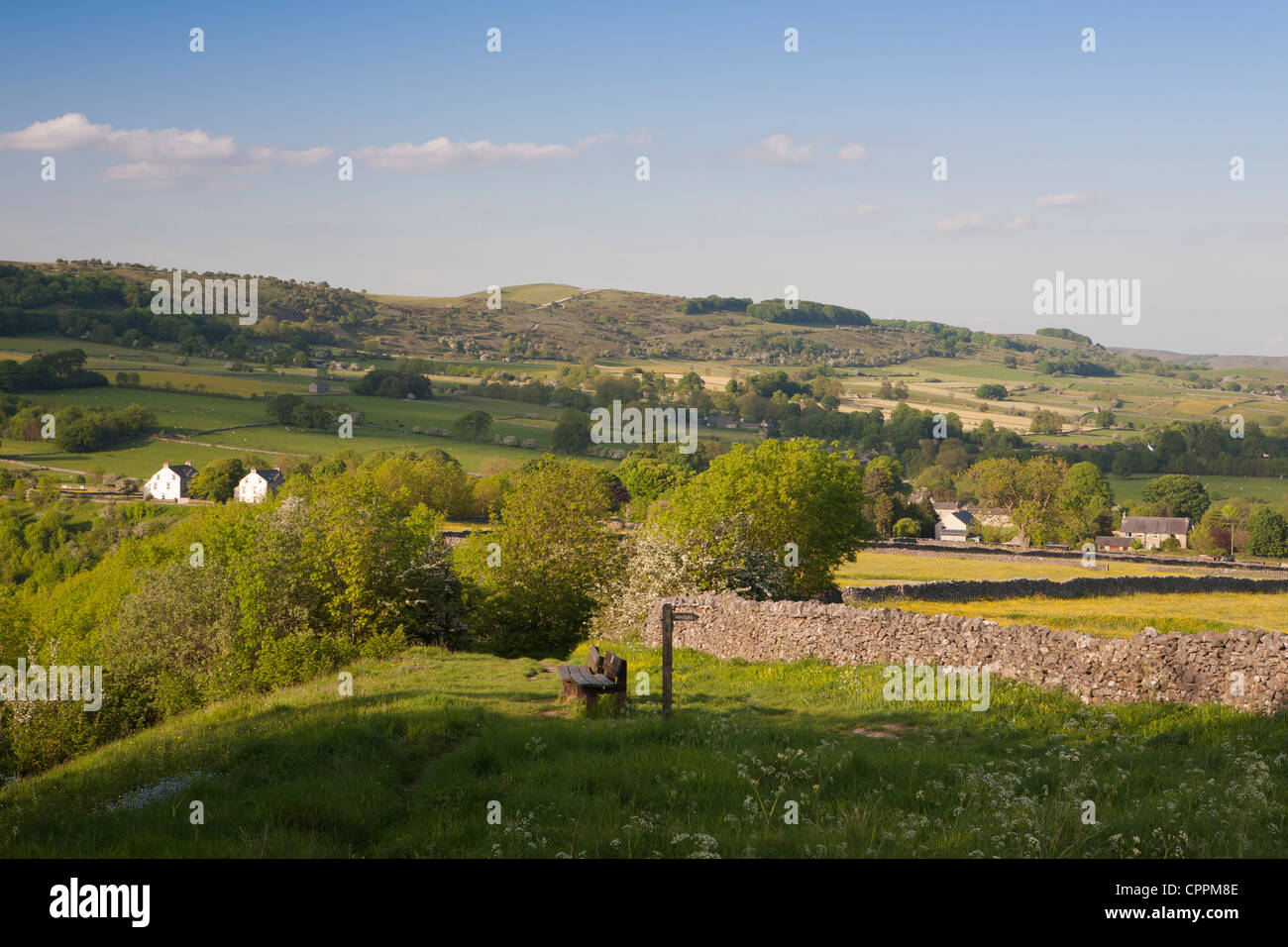 Monsal Head, Derbyshire, Peak District Stock Photo