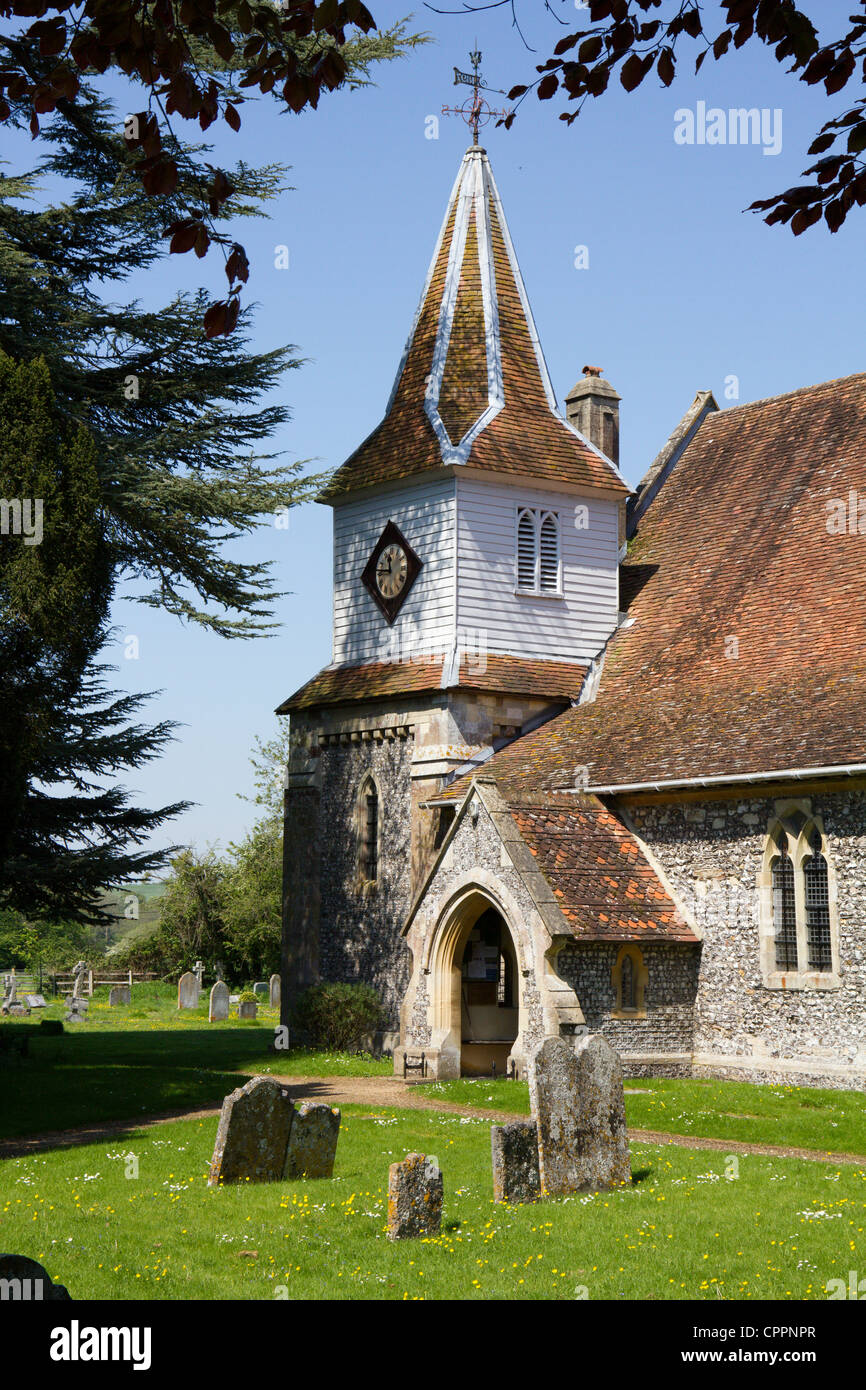 chilbolton village hampshire england uk Stock Photo - Alamy