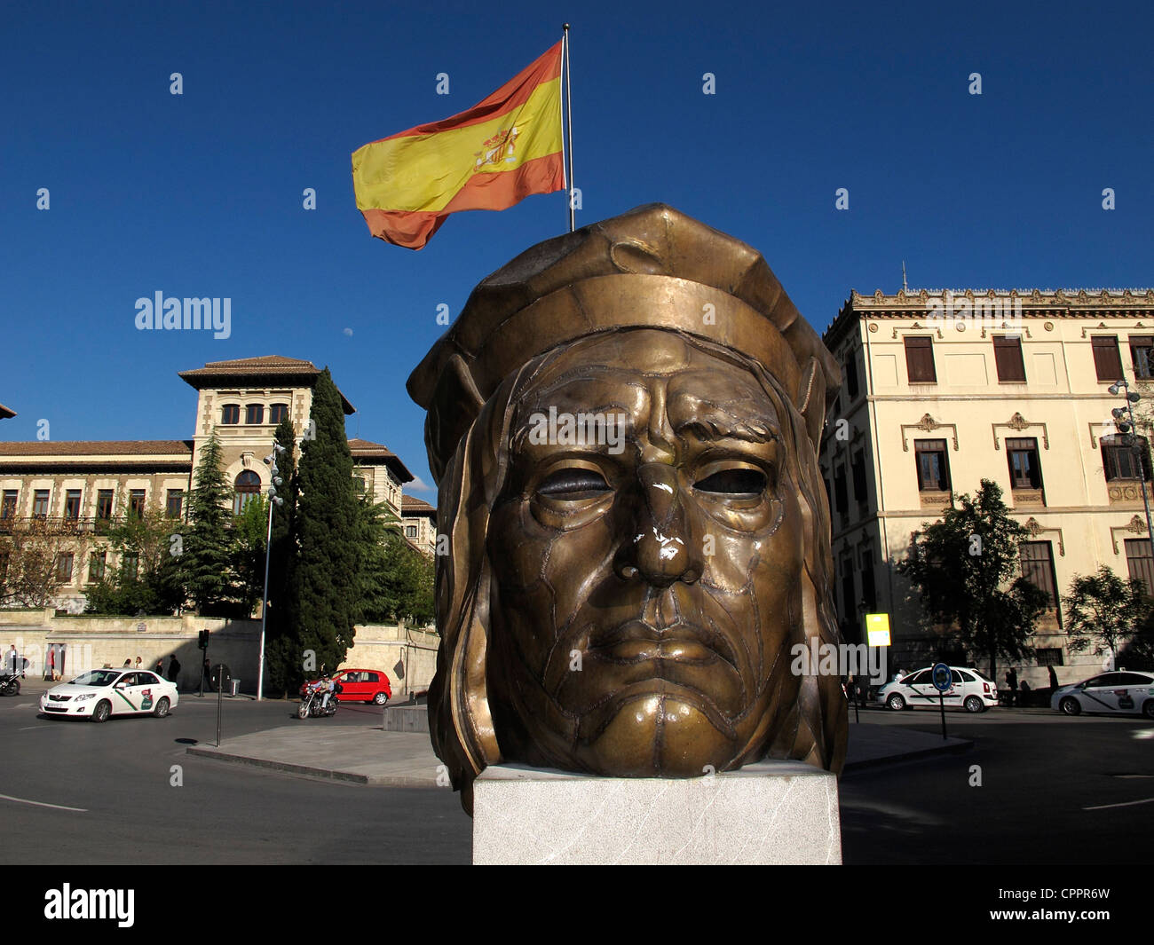 Spain Andalusia Granada Statue Stock Photo Alamy