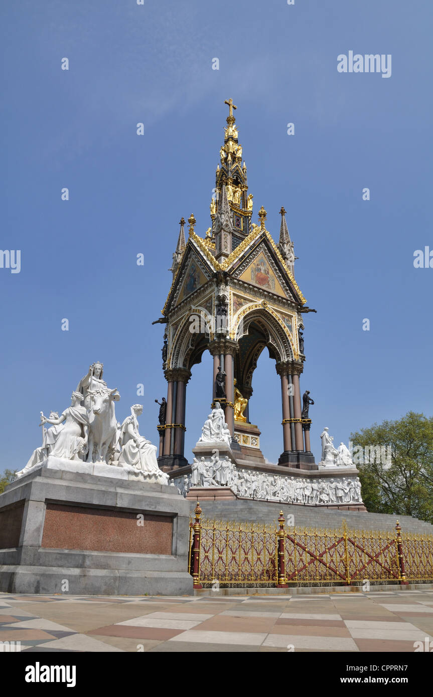Albert Memorial, Hyde Park, London, UK Stock Photo Alamy