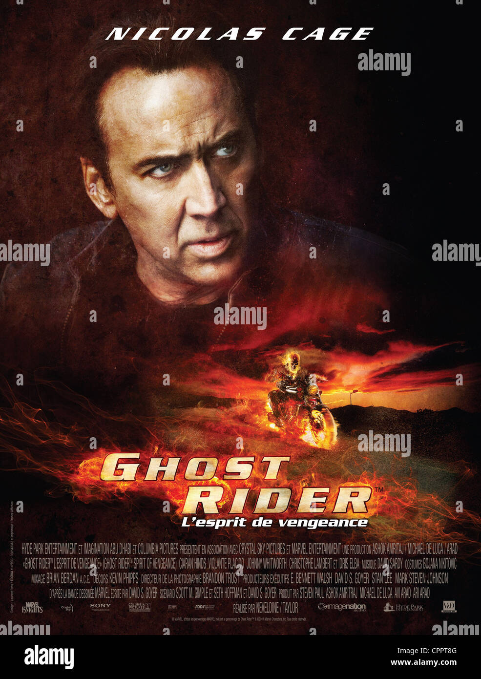 Ghost Rider Spirit of Vengeance Stock Photo Alamy