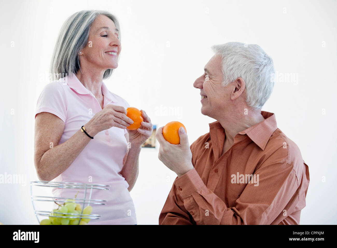 ELDERLY PERSON EATING Stock Photo Alamy